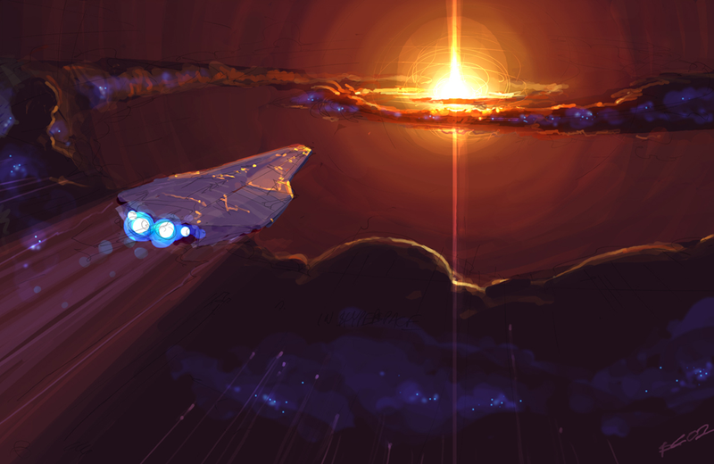 Illustration for article titled The Art of Homeworld. Enjoy.